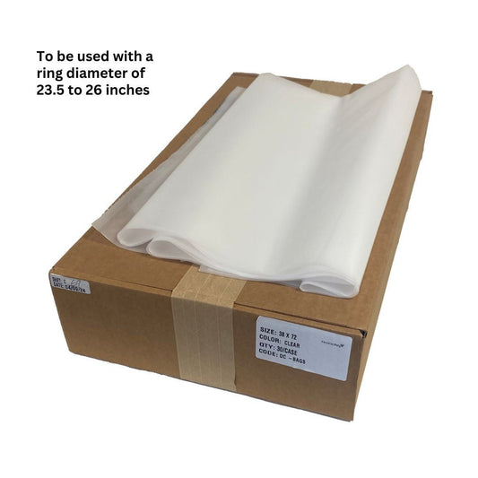 Plastic Dust Collection Bags, 38"x 72", Box of 30