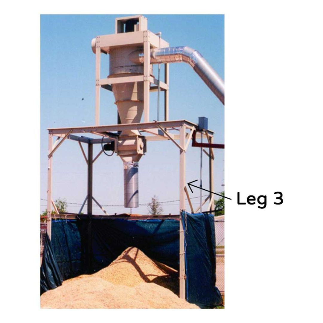 25HP 3PH Outdoor Cyclone Dust Collector